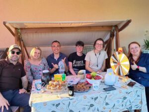 Sprachcafé gemeinsam auf dem Deutschen Weihnachtsmarkt